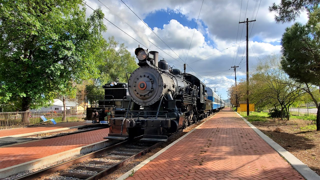 [HD] The Final Runs of VC2 Steam Engine at the Southern California Railway Museum in Perris, CA