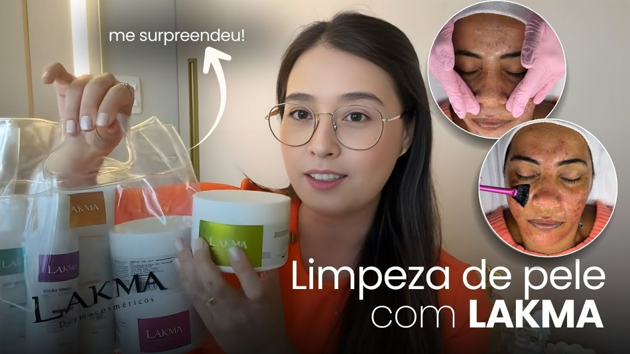 LIMPEZA DE PELE PROFISSIONAL COM LAKMA