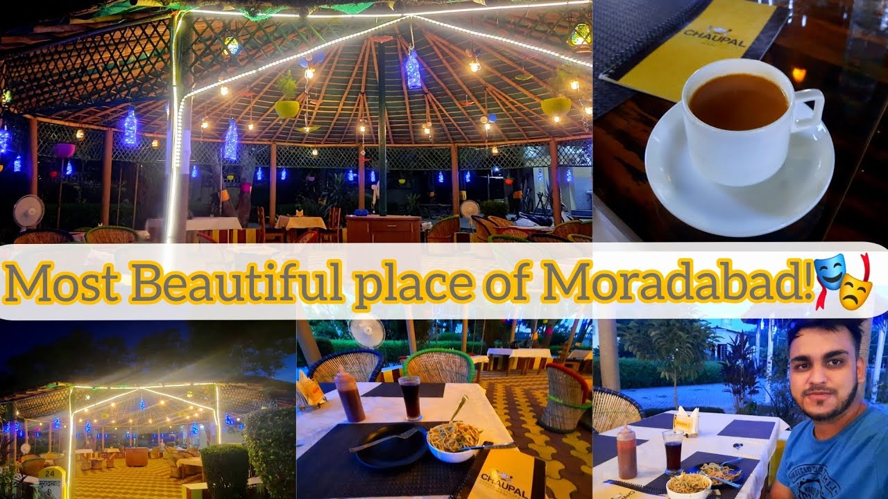 Chaupal Garden Restaurant Moradabad | Near Holiday Regency  NH 24 | Moradabad Food places vlog 🍱