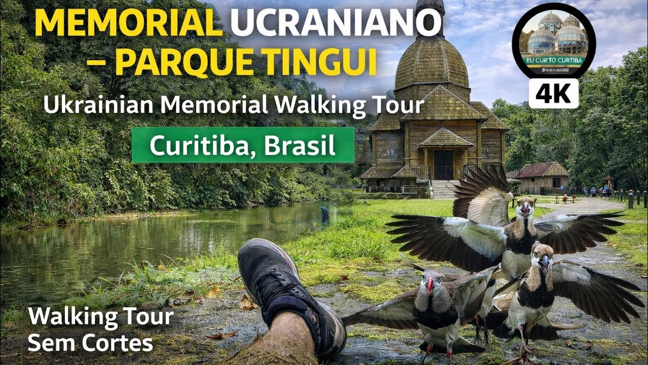 Memorial Ucraniano no Tingui | Sem Cortes | Ukrainian Memorial Walking Tour | Curitiba, Brazil