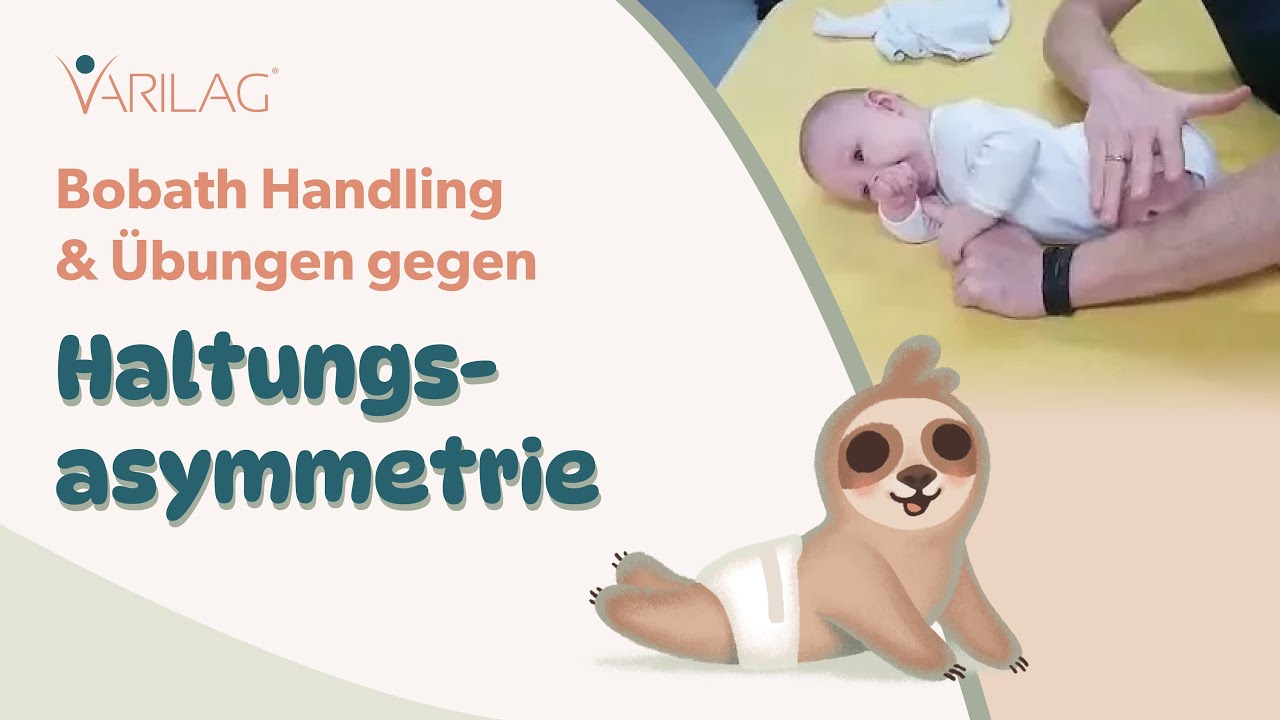 Bobath Handling und Übungen gegen Baby-Haltungsasymmetrie