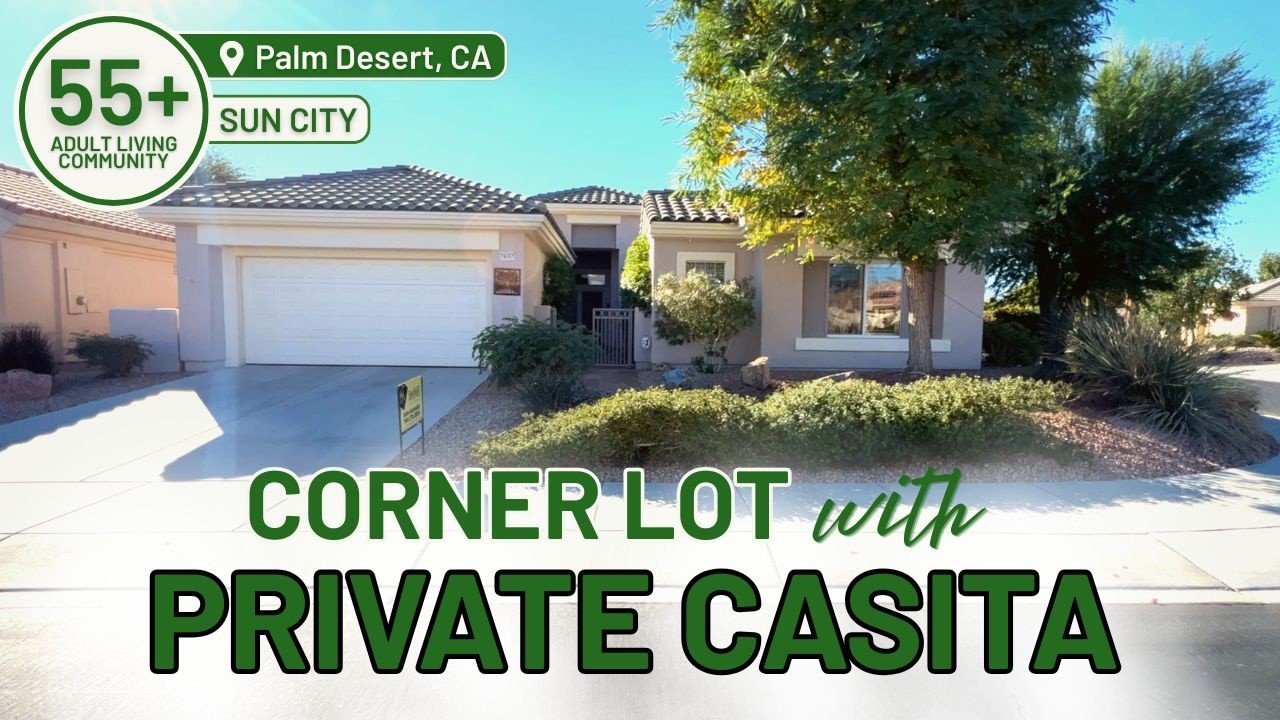 Enjoy this Lovely Sun City Palm Desert Home listed for $589,000