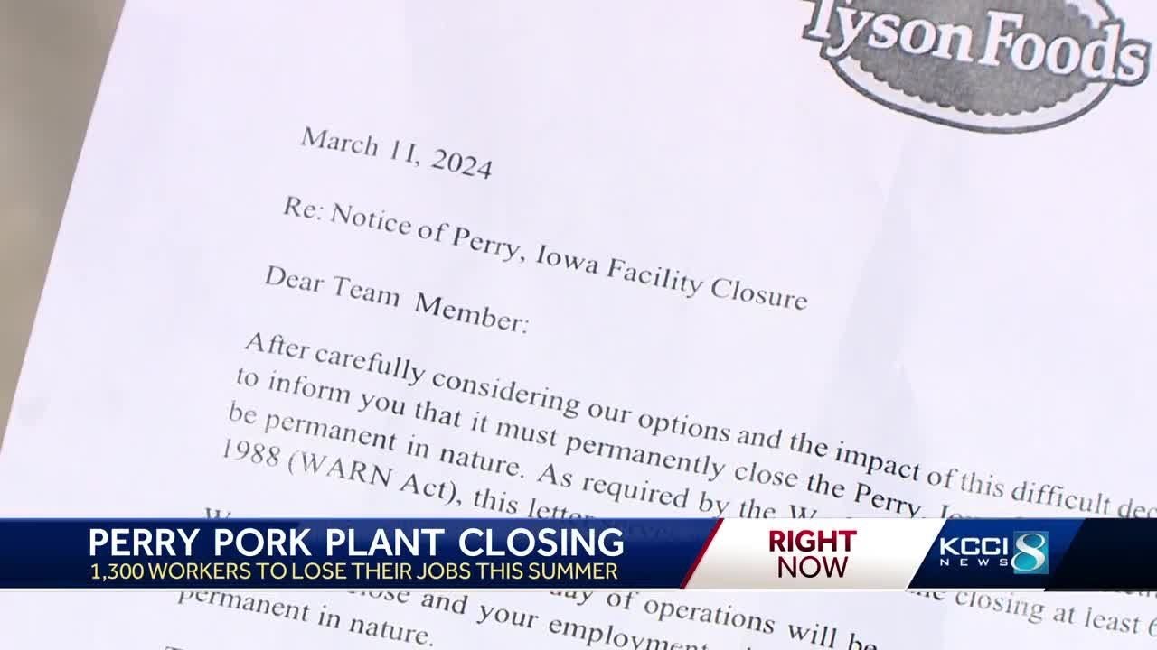 'Definitely scared': Family shares how the closing of Tyson Foods pork plant will affect them