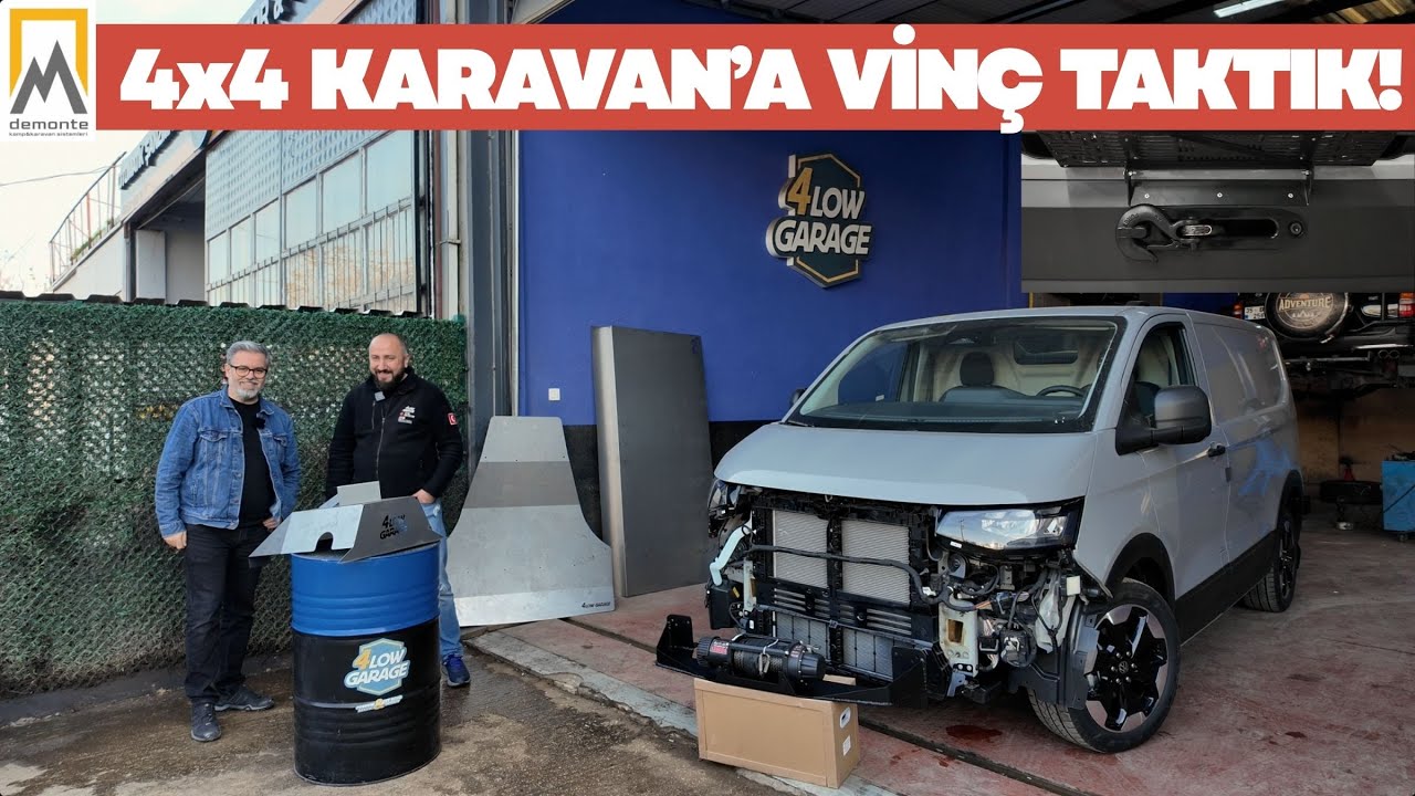 4x4 VW PanAmericana'ya Off-road Vinç Montajı Yaptık!