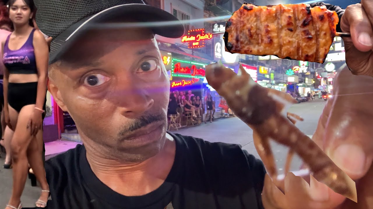 I Ate BUGS, Fried Chicken & Got a Full Body Oil Massage for $8 in Thailand!