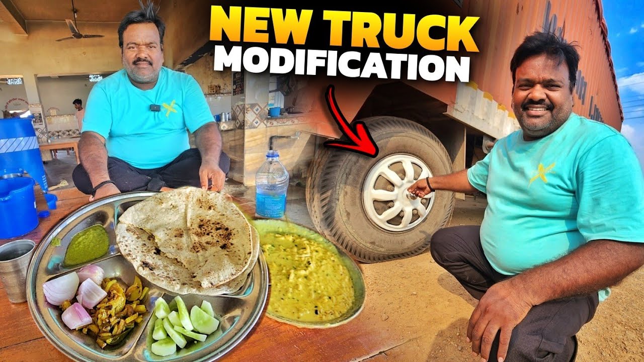 New Truck Ka Modification Start Ho Gaya 😍 || Cooking With Indian Truck Driver || #vlog