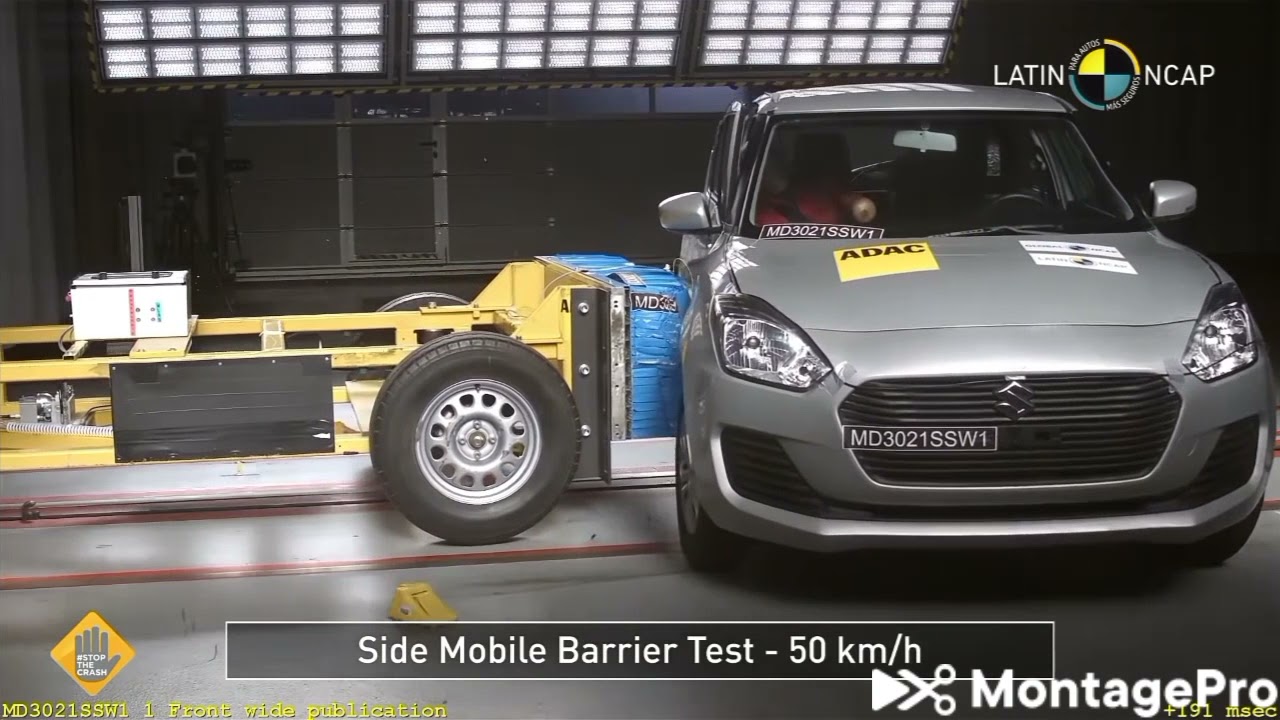 MARUTI SUZUKI SWIFT 2021 CRASH TEST / latin ncap crash test #safercarsforindia