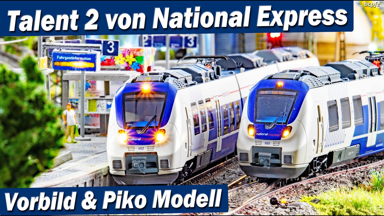Neuheit: National Express TALENT 2 von Piko - H0 Modell & Vorbild der BR 442 als RE 7