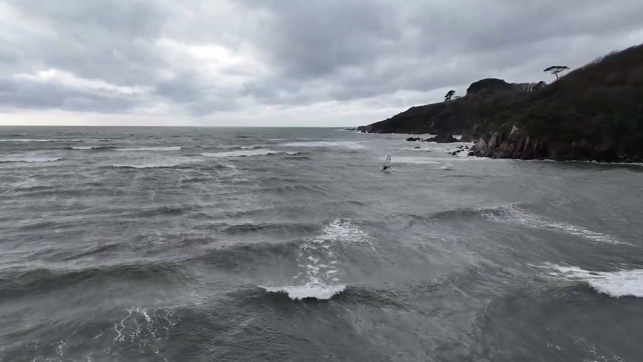 Mothecombe Windsurfing & Wingfoil Drone & GoPro Max 2 Footage 