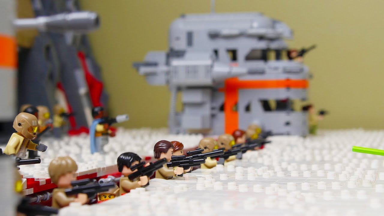 'The Battle of Crait' LEGO Star Wars MOC | Teaser Trailer