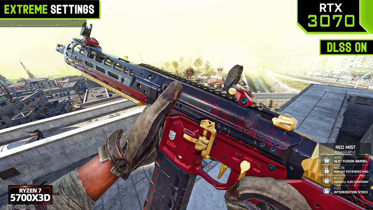 Warzone: RTX 3070 8GB & R7 5700X3D + ( DLSS ON | Extreame Settings 1080P )