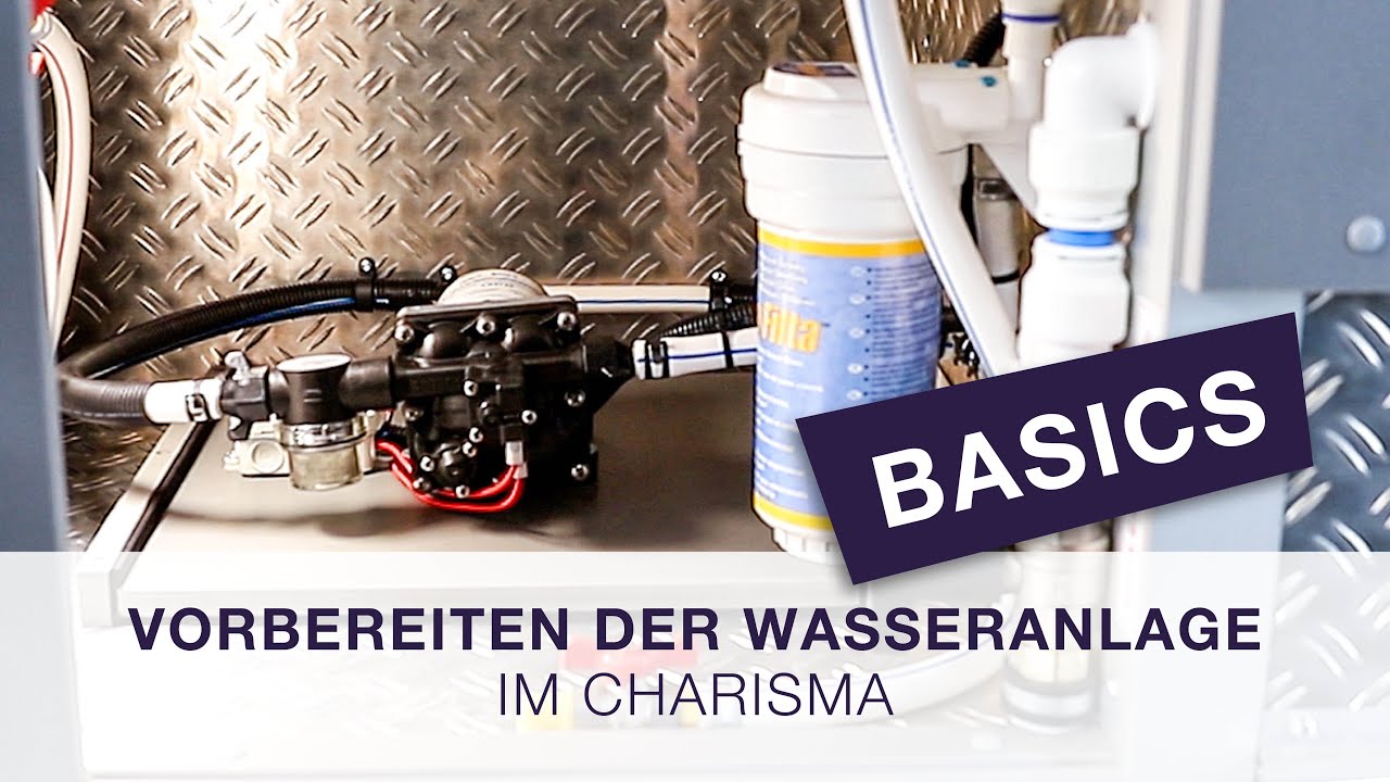 Concorde Basics - Vorbereitung der Wasseranlage beim Charisma
