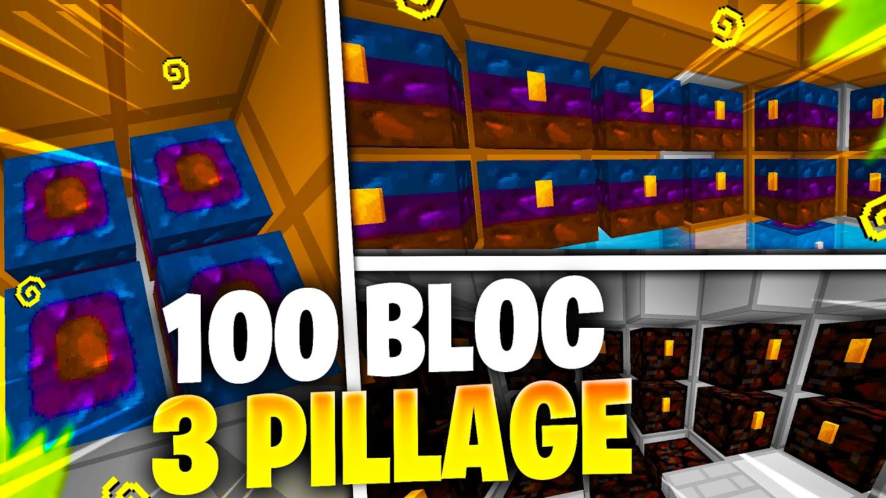 3 PILLAGE A MOINS DE 100 BLOCKS SUR SKILLPVP V10