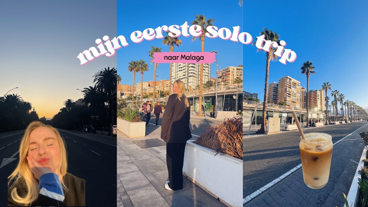 MIJN ALLEREERSTE SOLOTRIP!! *malaga vlog 1*