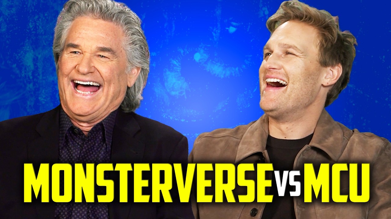 Kurt and Wyatt Russell Compare the Monsterverse vs MCU | Monarch: Legacy of Monsters Season 2