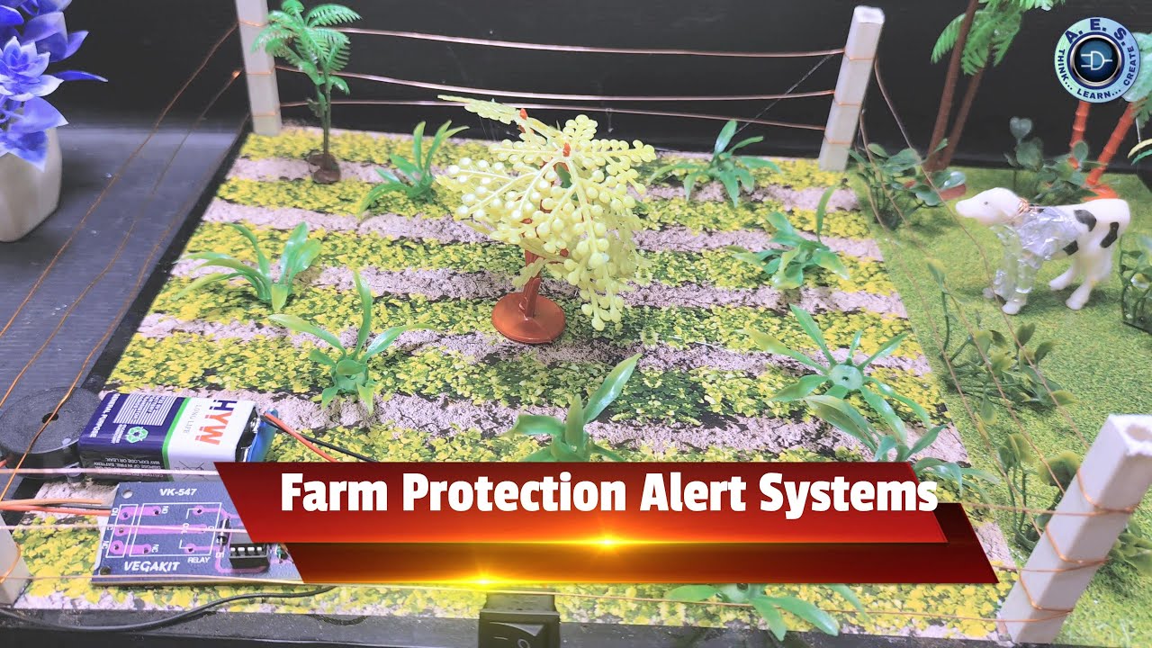 PROBLEM SOLVING IDEA FOR FARMER || EXHIBITION WORKING MODEL || Farm Protection Systems #diy
