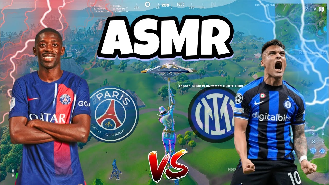 ASMR Français • Je CHUCHOTE LE NOM DES JOUEURS DU PSG ET DE L’INTER MILAN  POUR T’ENDORMIR ! 😴✨️