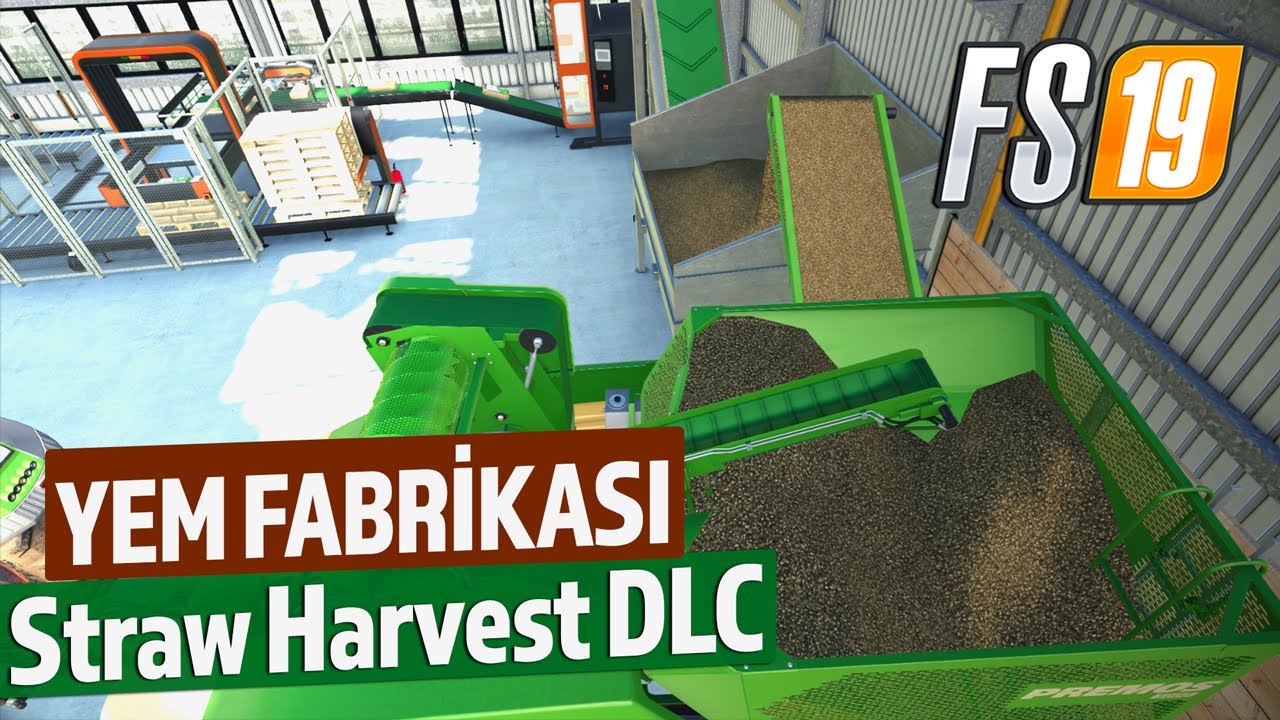 FS 19 Straw Harvest DLC ile YEM FABRİKASINI KURDUK!