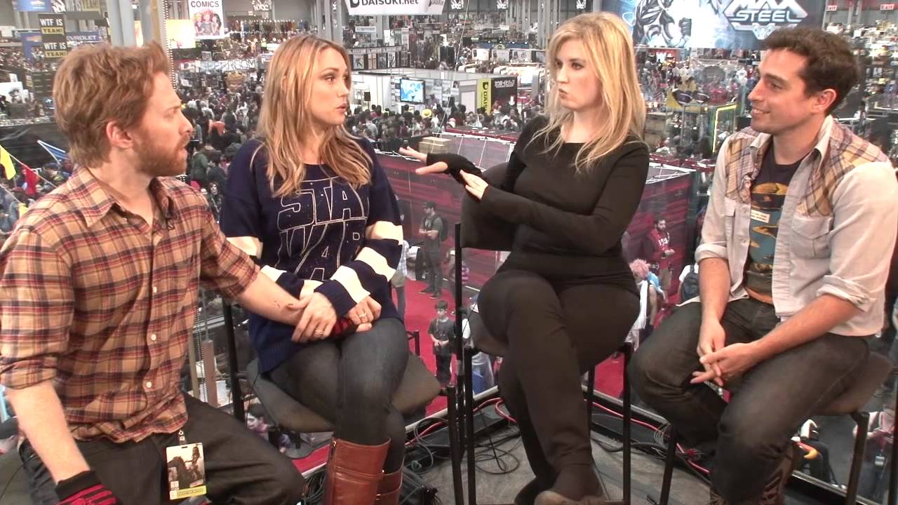 SETH GREEN And CLARE GRANT Preview New Season of ROBOT CHICKEN @ NYCC2013 | Video