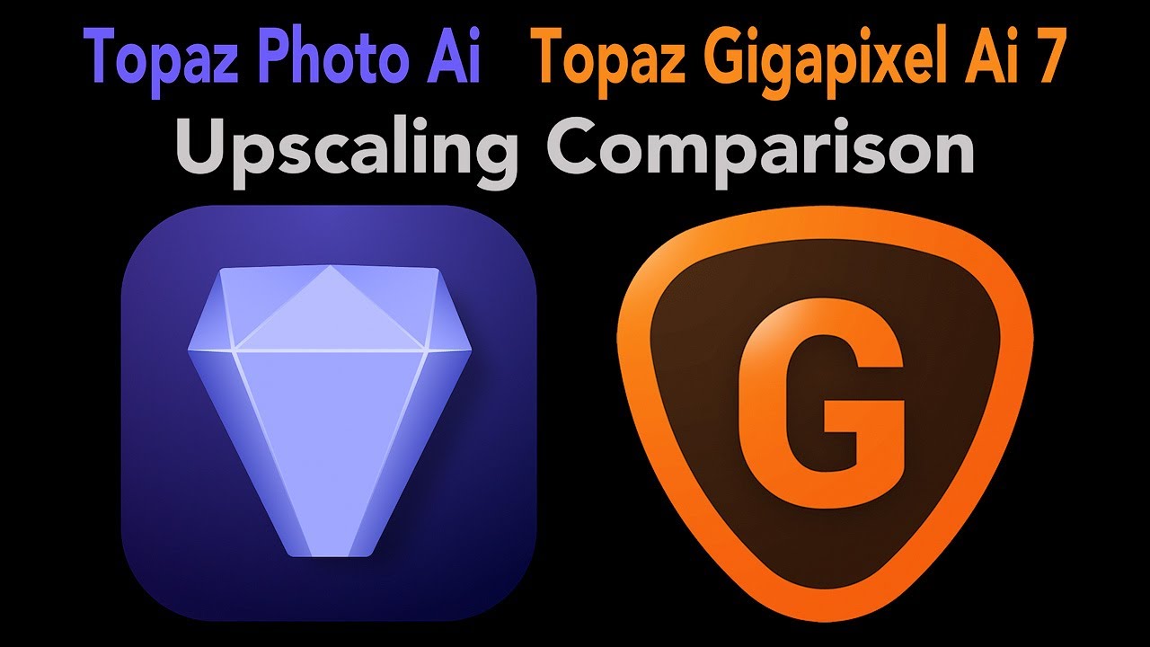TOPAZ PHOTO AI and TOPAZ GIGAPIXEL AI (Upscaling and Enhancing Comparison)
