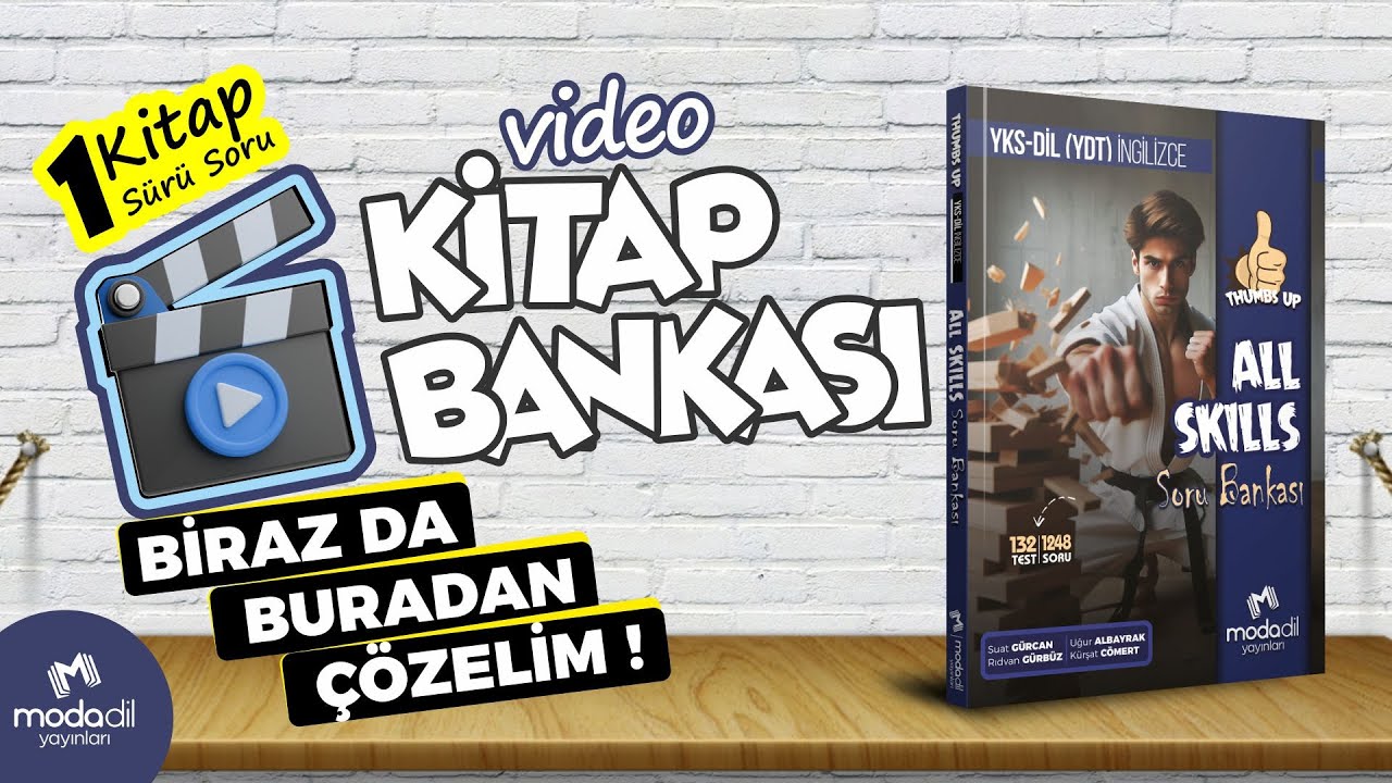 2024 YKS-DİL Video Kitap Bankası - All Skills Soru Bankası