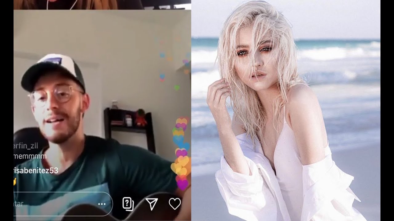 Ruggero pasquarelli em live fala o nome de Karol Sevilla por primeira vez