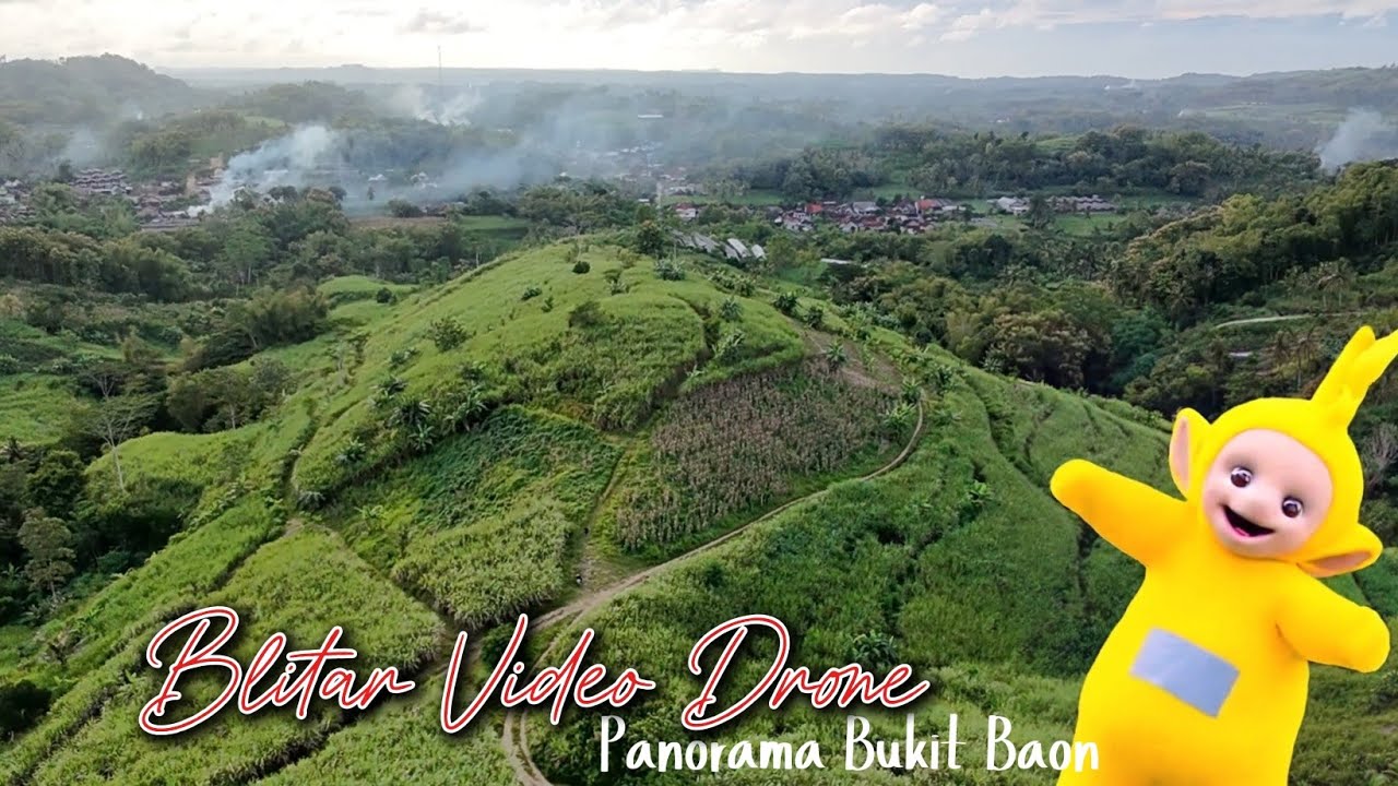 Bak Bukit Teletubbies Blitar Begini panorama Area Desa Dawuhan Baon Perbatasan Kademangan Wonotirto