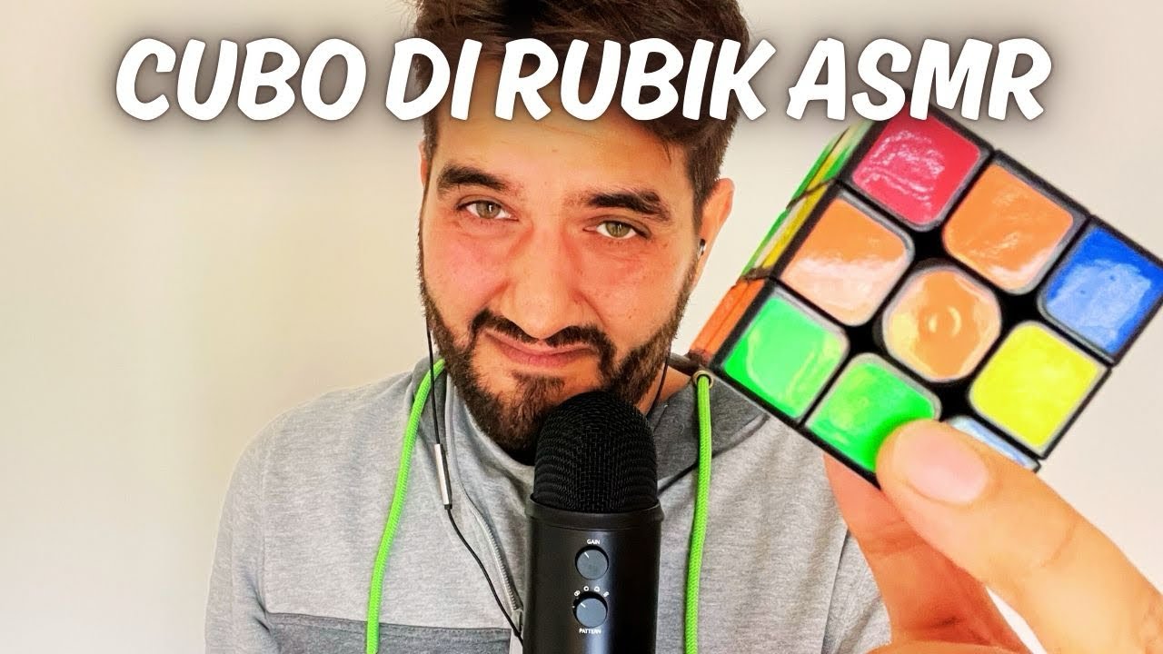 CUBO di RUBIK in ASMR | Whispering, Mouthsounds, Scratching, Tapping Sounds | Rompicapo e Relax 🌟