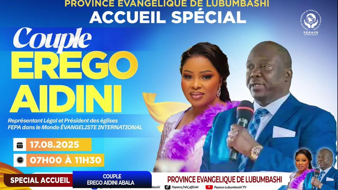 SPECIAL ACCUEIL DU REPRESENTANT LEGALE  A LUBUMBASHI