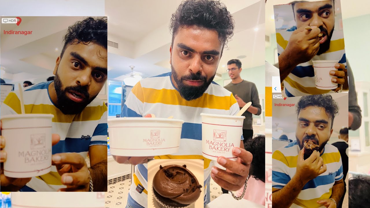 MAGNOLIA BAKERY | WORLDS BEST PUDDINGS | INDIRANAGAR |#food #magnoliabakery #vlog