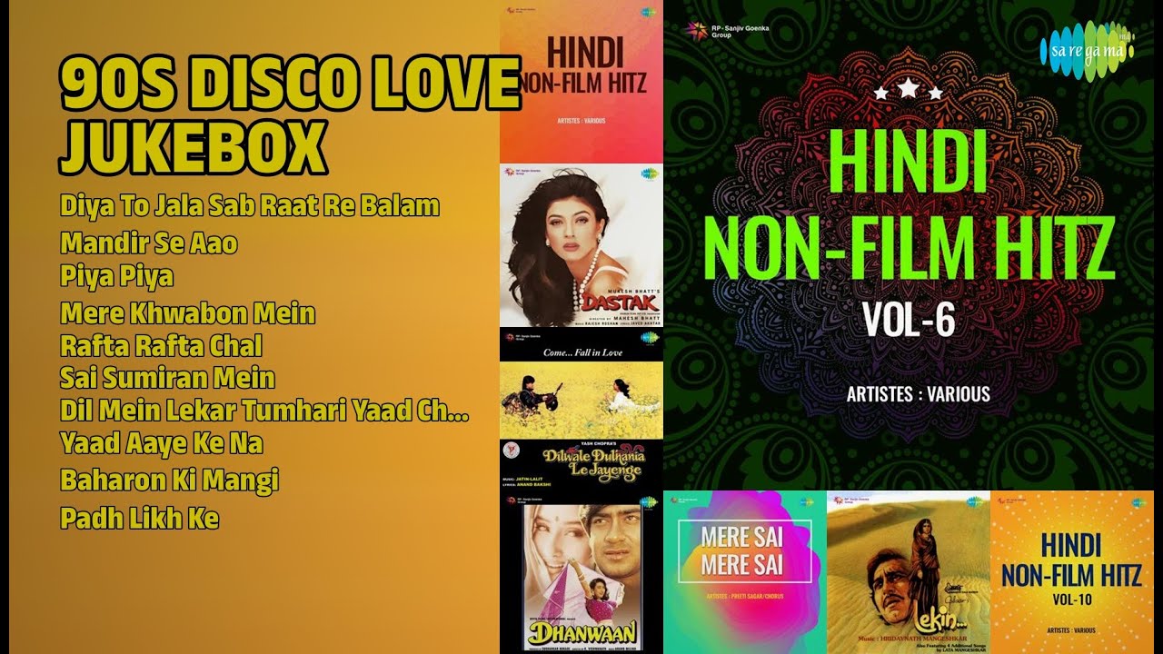 90s Disco Love Jukebox | Diya To Jala Sab | Mandir Se Aao | Mere Khwabon Mein | Rafta Rafta Chal