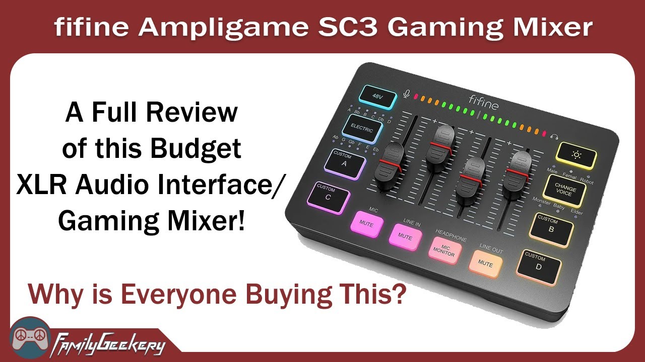 Why is Everybody Buying this Cheap Streaming Mixer? FiFine Ampligame SC3 Review