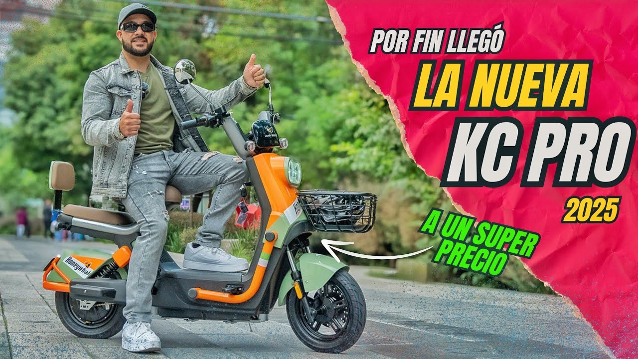 Motobici el&eacute;ctrica que no necesitas emplacar, as&iacute; es la nueva KC Pro 2025