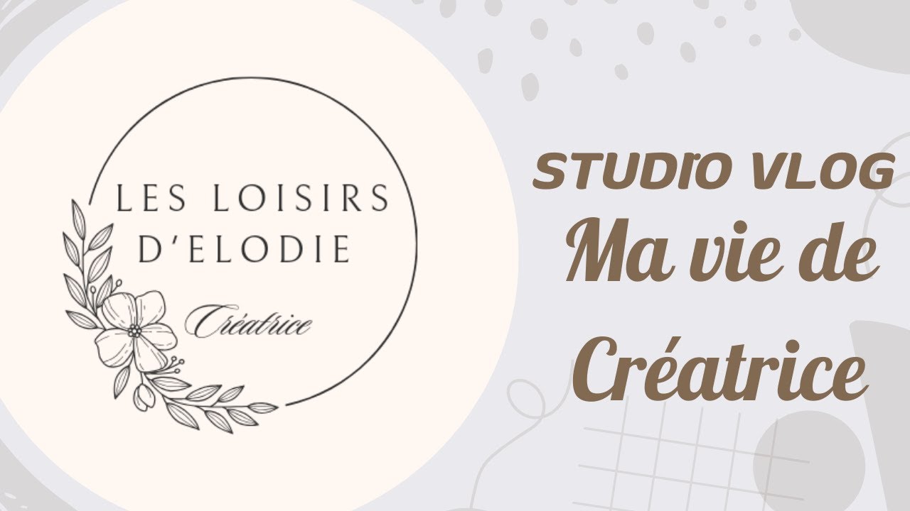Studio Vlog 108 Merci et Bienvenue + Haul Scrap
