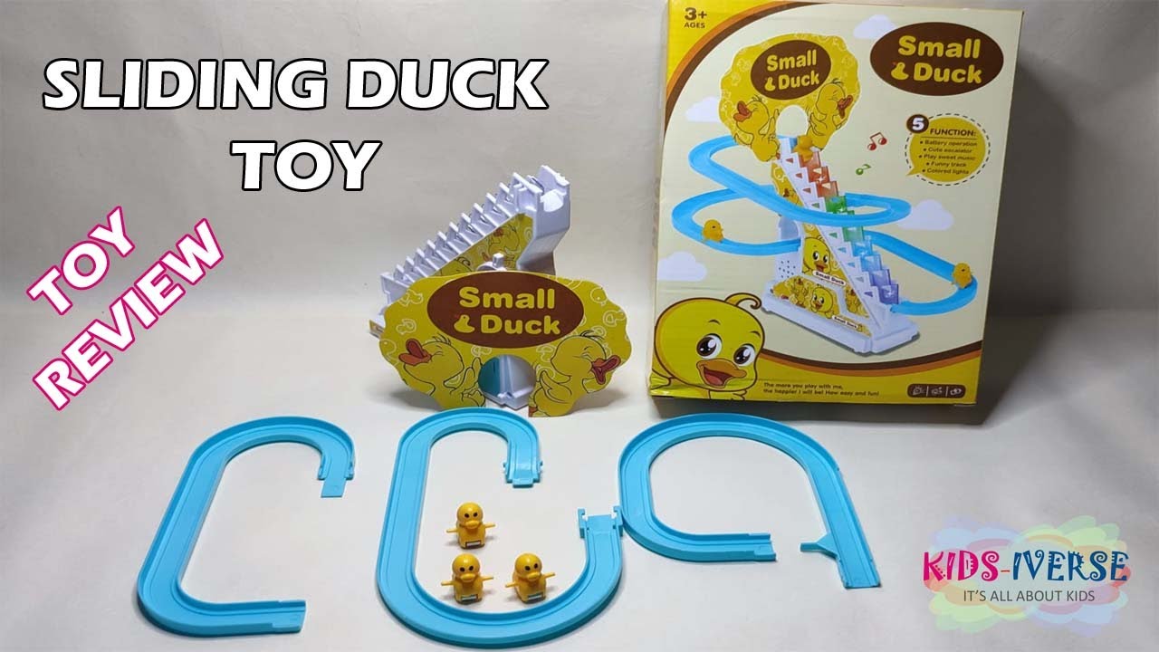 Small Duck Toy | Sliding Ducks | 3+ Year Old Kids Toys Video & Review | Three Little Duck
