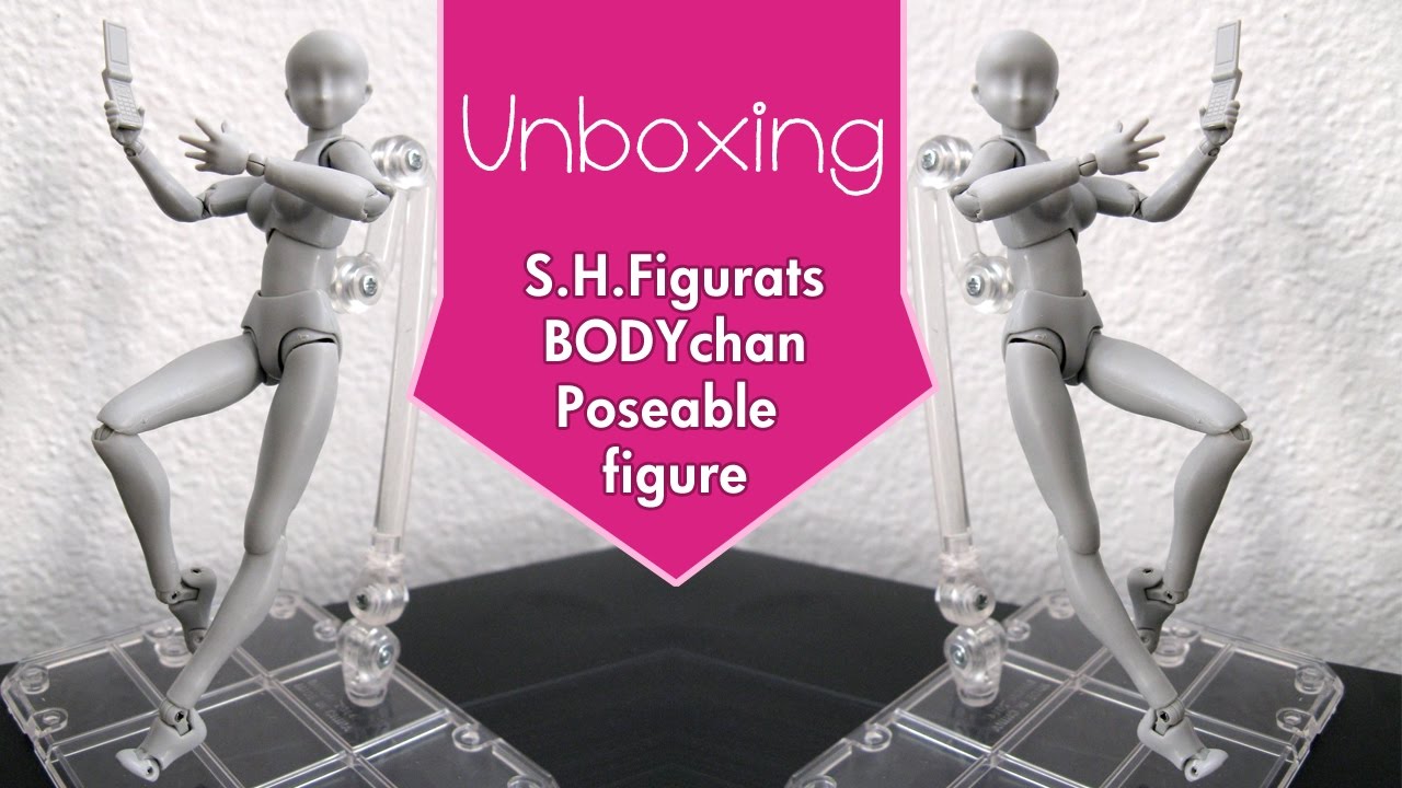 Time Lapse Unboxing - S.H. Figurats BODYchan Poseable Figure - Art Tools