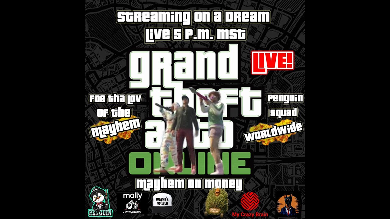 GTA Online Live! Money & Mayhem! #gtaonline #gta #gta5 #gaming #livestream