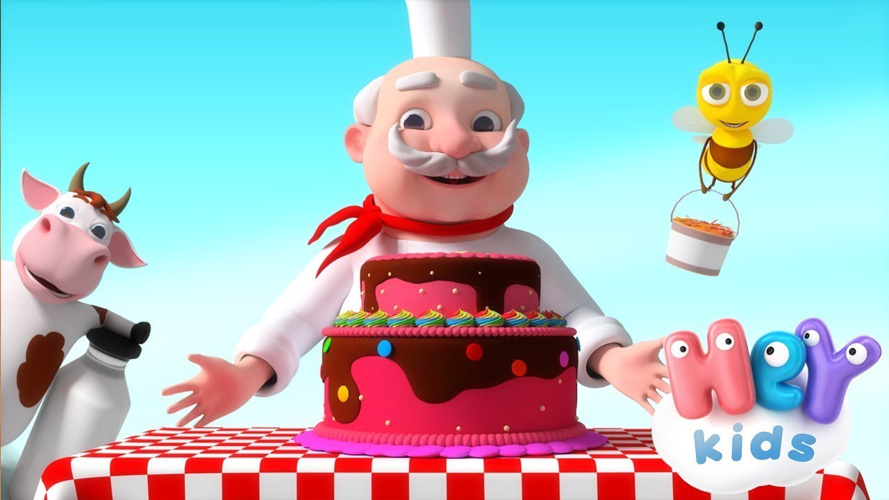 Pieczmy Pieczmy Ciasto 🍰 Muzyka dla dzieci - HeyKids po Polsku