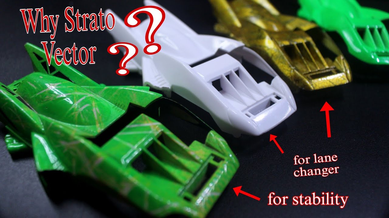 ミニ四駆 how to make strato vector body for sfm chassis. lane changer pass througt easily