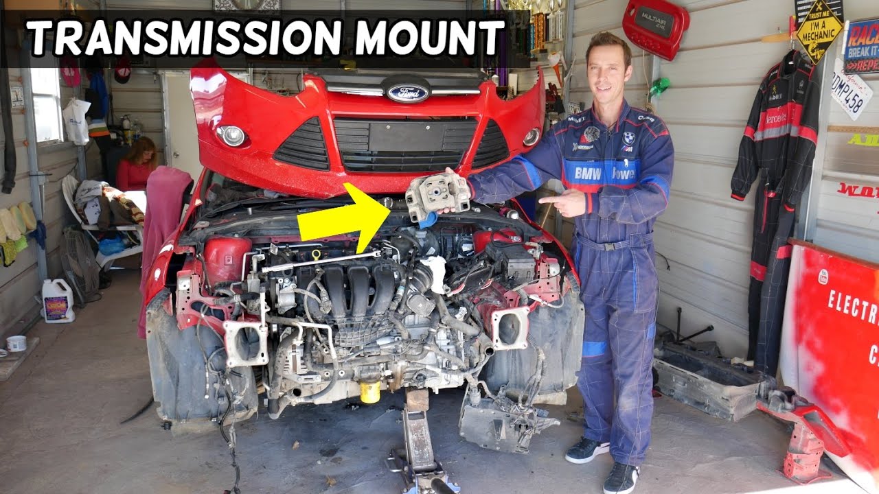 FORD FOCUS MK3 TRANSMISSION MOUNT REPLACEMENT REMOVAL
