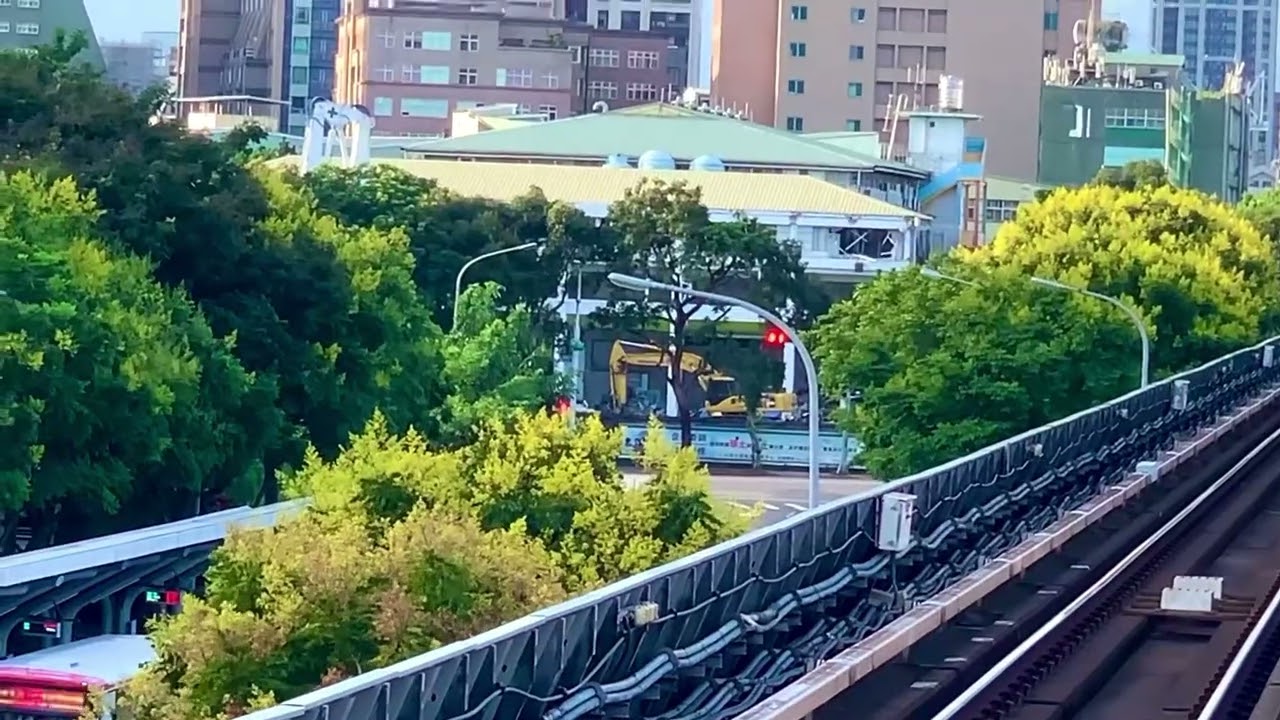 台灣欒樹｜台北圓山花博·圓山捷運站￼的清晨