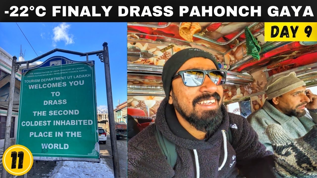 Finally Entering Into Ladakh - Took A Truck Ride To Ladakh | Sonmarg To Drass #thetravellersaif