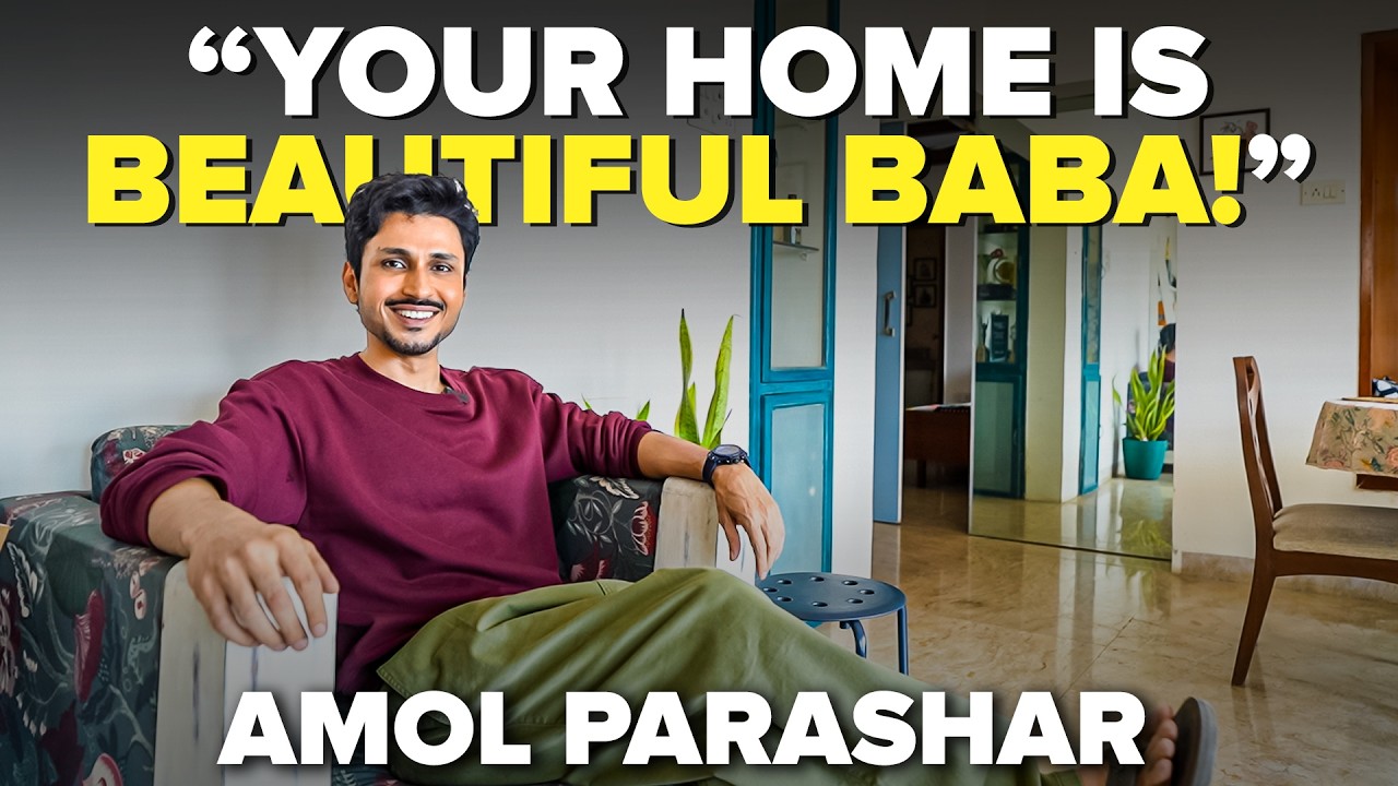 Inside Amol Parashar aka Chitvan's Warm & Spacious Bachelor Pad | Mashable Gate Crashes EP 42