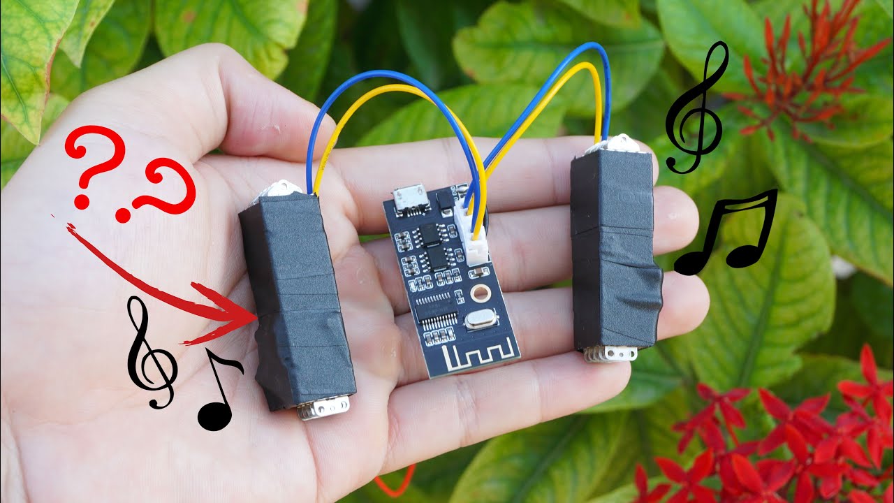 Cómo hacer un altavoz Bluetooth utilizando un motor de vibración