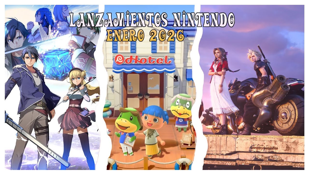 LANZAMIENTOS DE ENERO 2026 EN NINTENDO