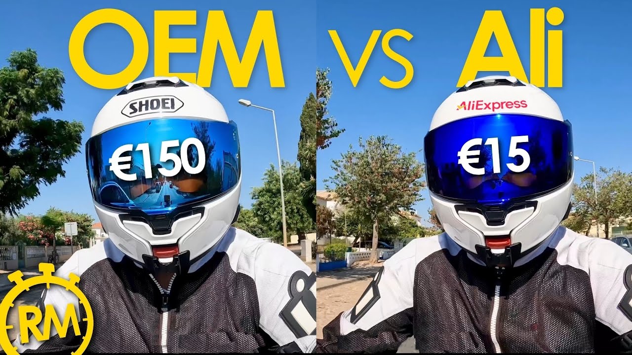 Motorcycle Visors – OEM vs AliExpress Part 1 [QuickTest#120]