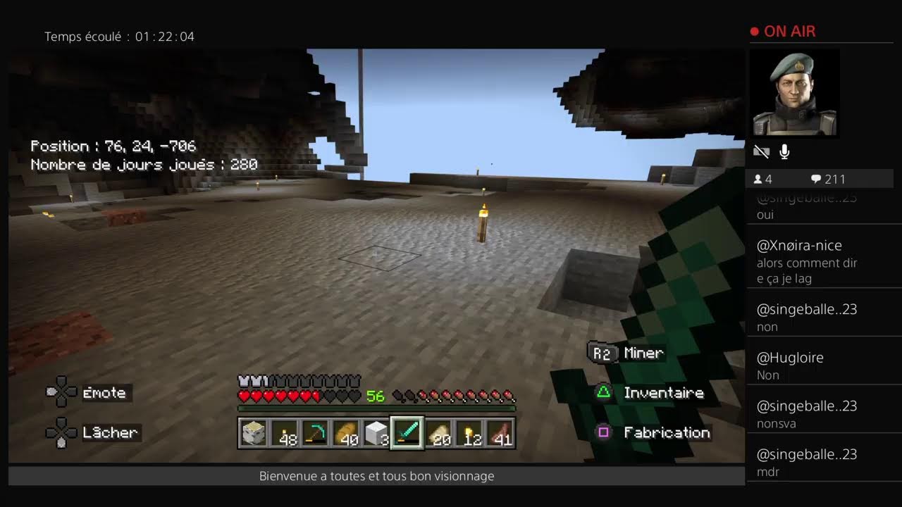 Minecraft  de retour :battle builds survie abos attention de bien respecter les regles!!!!