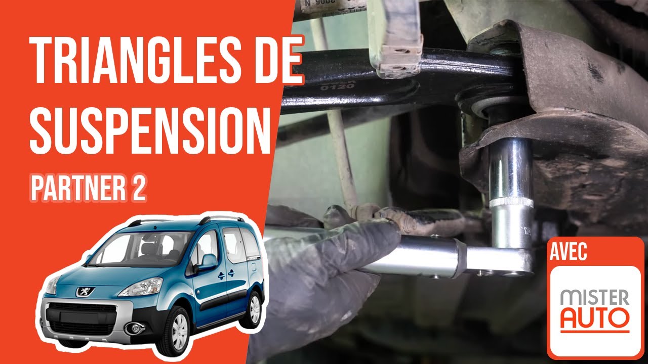 Changer les Triangles de suspension Partner 2 🚗