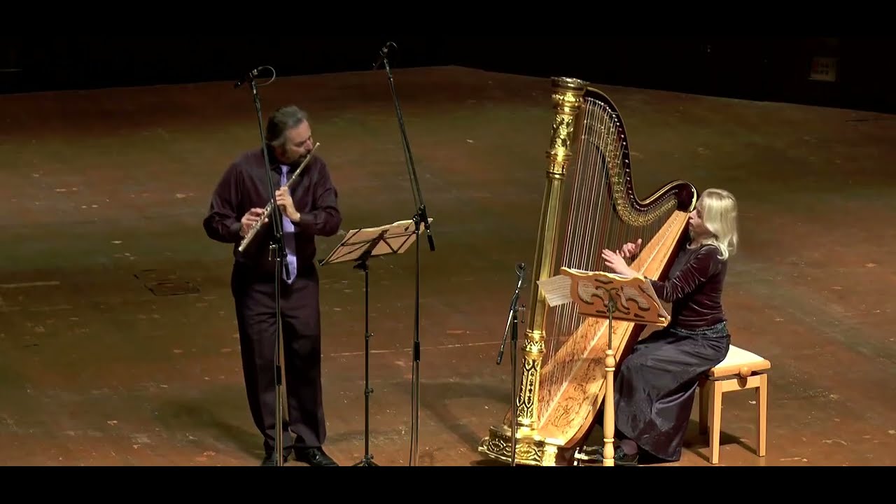 C.P.E. Bach (attr. J.S. Bach): Sonata in G minor (Live)&mdash;N. Buchman & J. Rovinsky (Harp Arr.)
