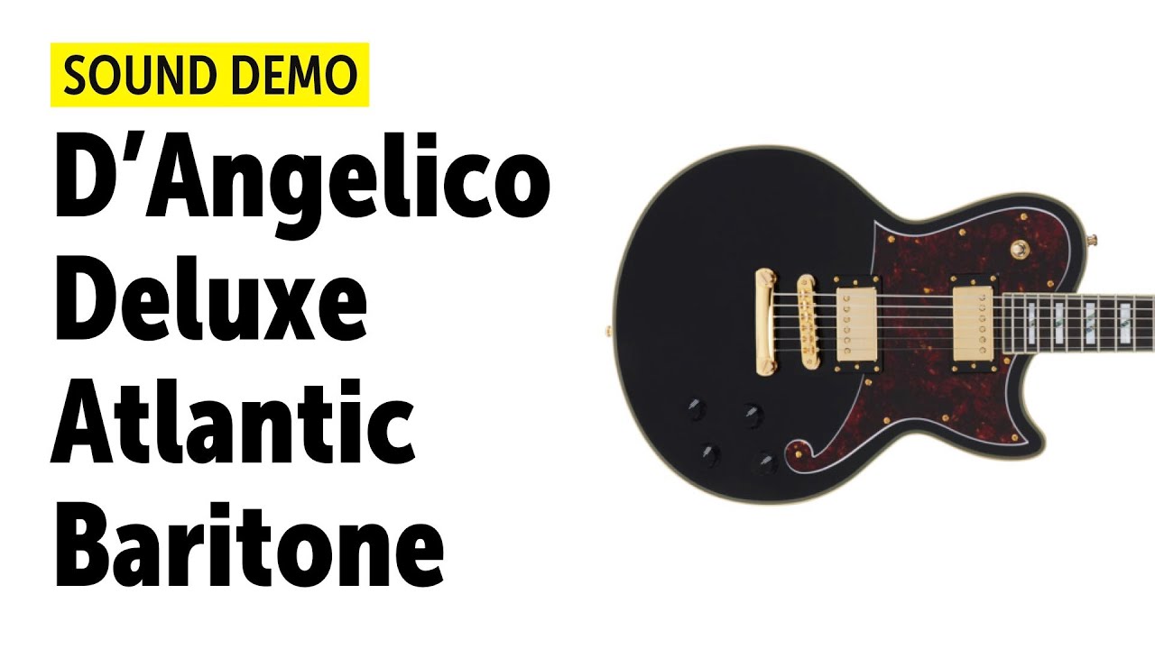 D'Angelico Deluxe Atlantic Baritone - Sound Demo (no talking)